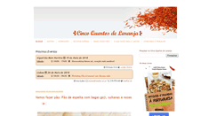 Desktop Screenshot of cincoquartosdelaranja.com